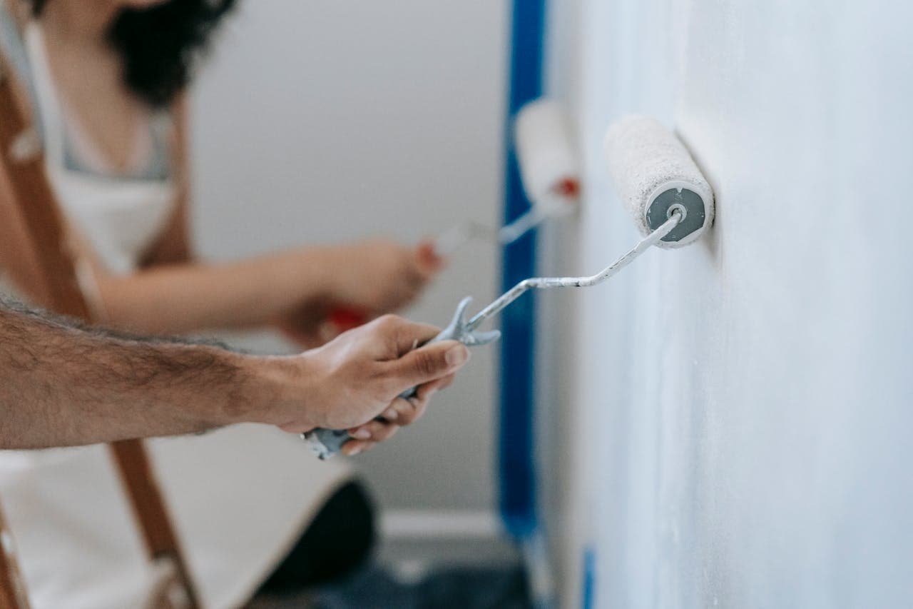 Interior wall painting